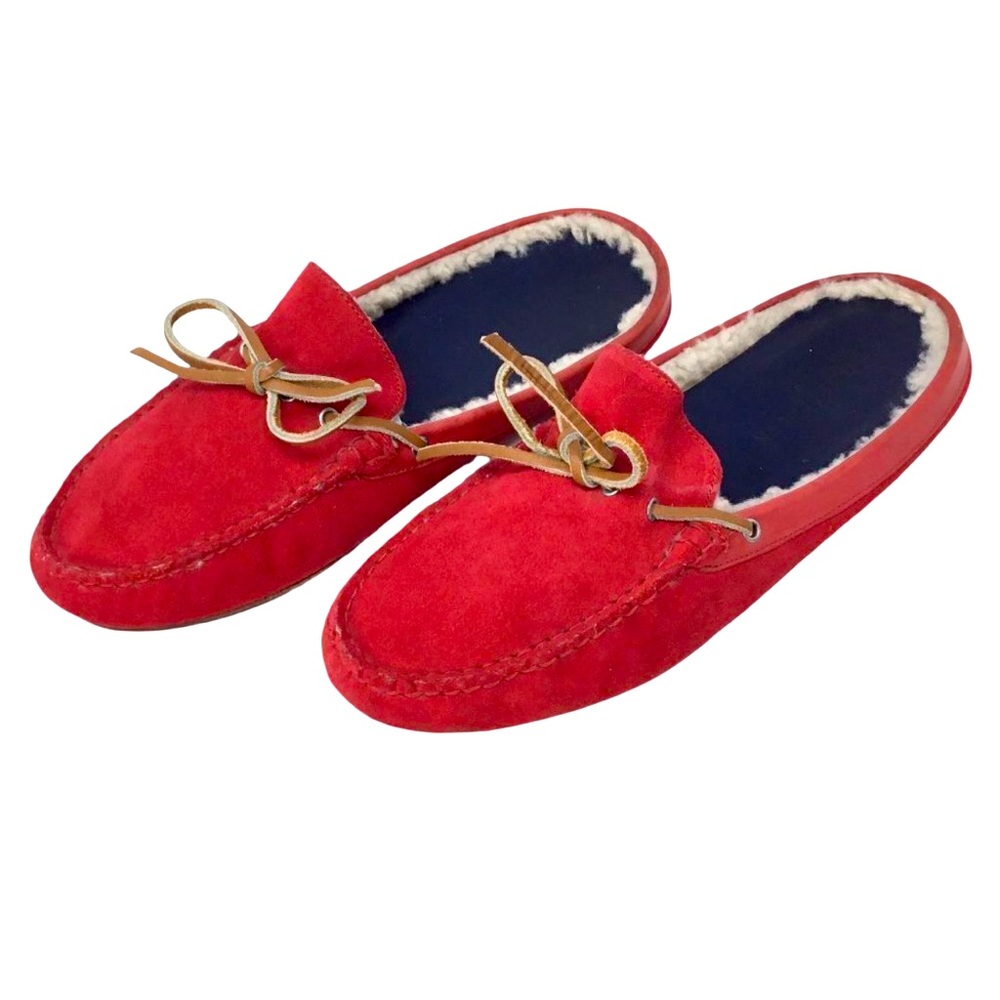 Cole Haan Suede House Shoes.  Men’s size 8. Very.comfortable super warm.